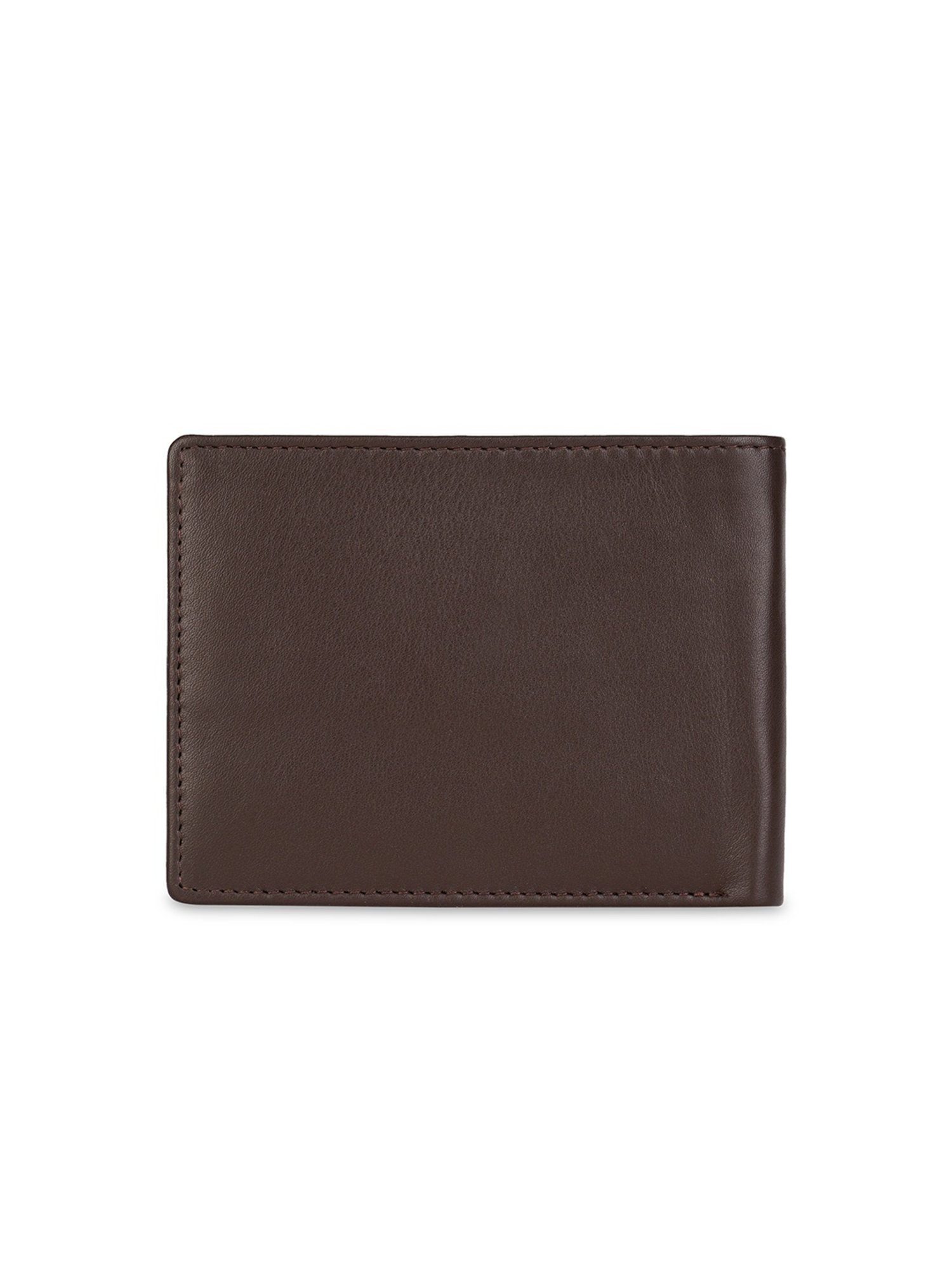 PERQUISITE Brown Casual Leather Bi-Fold Wallet for men
