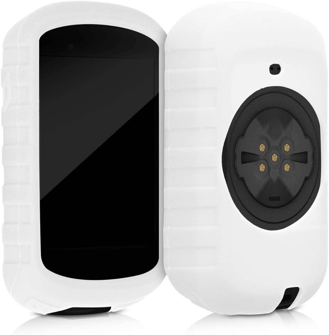 kwmobile Case Compatible with Garmin Edge 830 - Soft Silicone Bike GPS Navigation System Protective Cover - Black