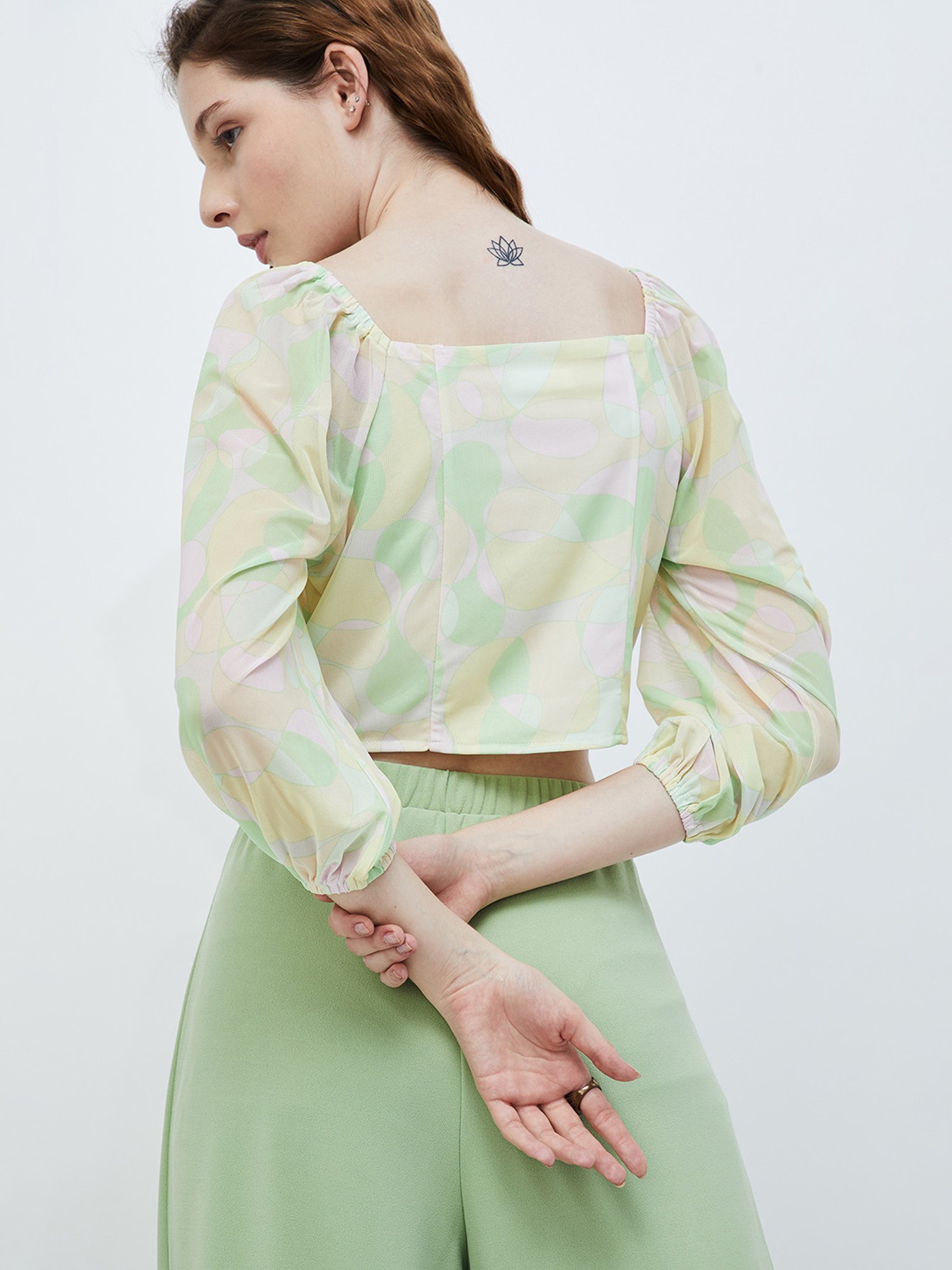 Ginger by Lifestyle Multicolored Printed Top