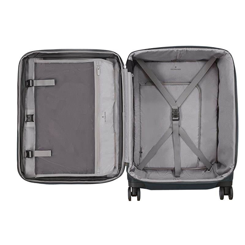WT 6.0 Softside Spinner Luggage, Black, Checked-Medium (24")