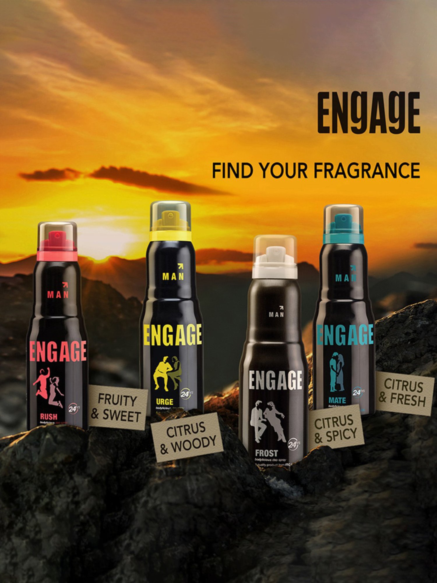 Engage Urge Deodorant for Men - 150 ml
