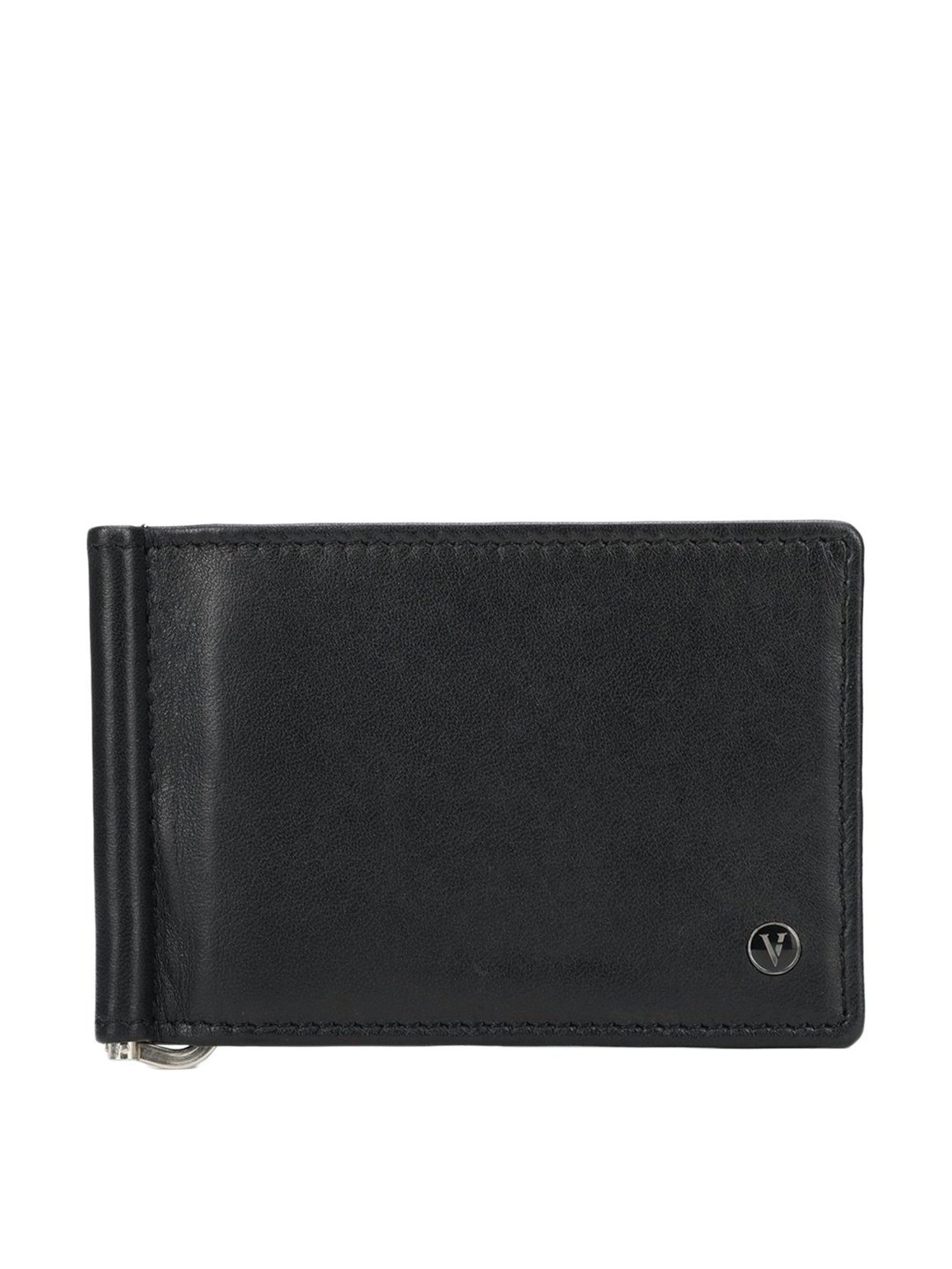 Van Heusen Black Casual Money Clip Wallet for Men