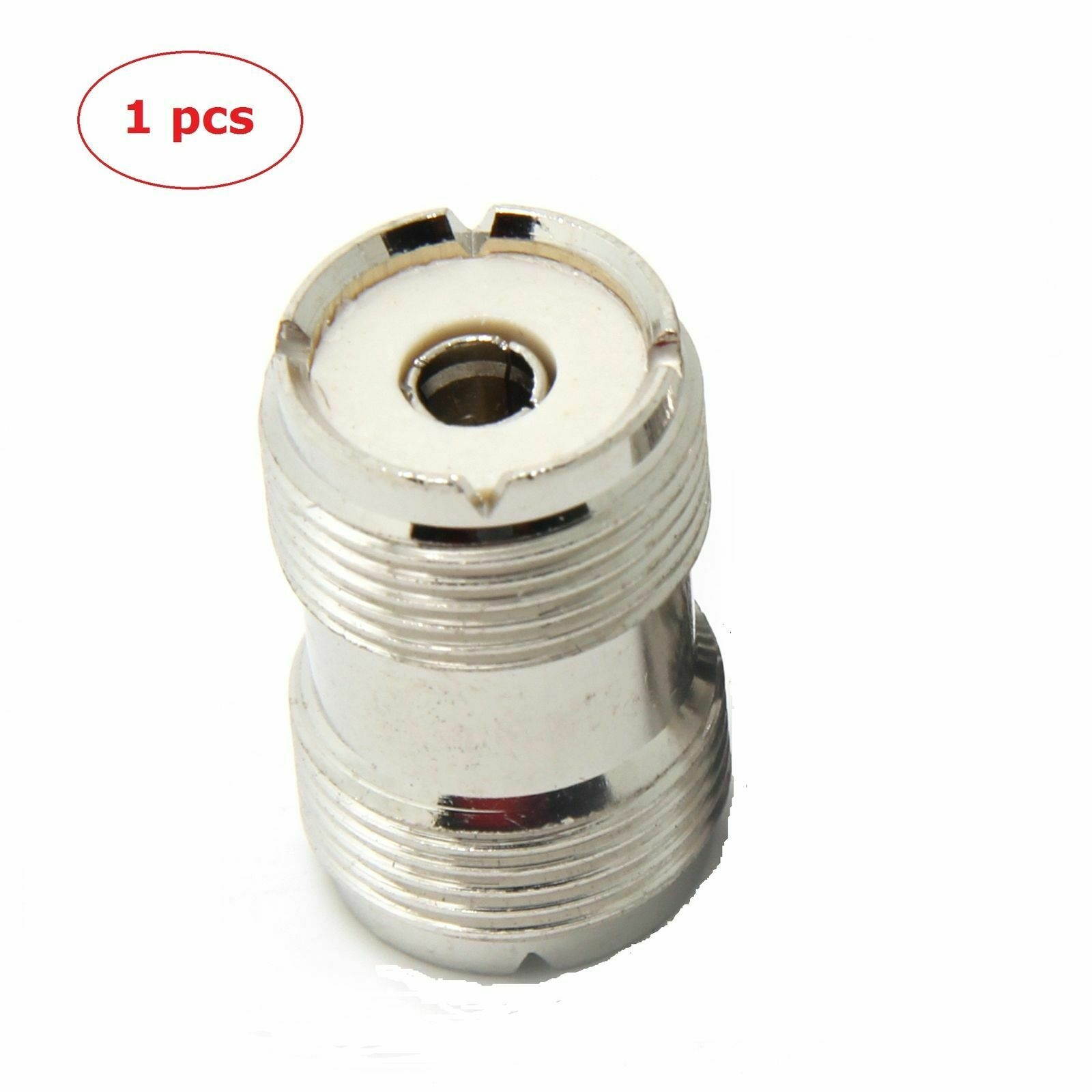 UHF SO-239 Female to Female Coupler RF Adapter Barrel Connector for PL-259 Plugs