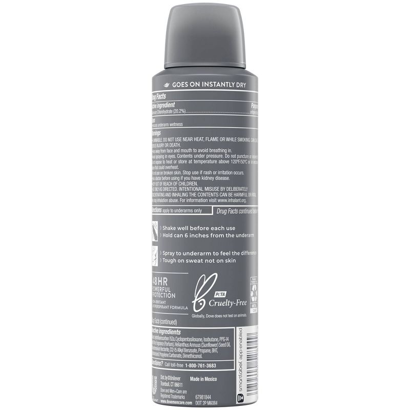 Dove Men+Care Cool Fresh 48-Hour Antiperspirant & Deodorant Dry Spray - 3.8oz