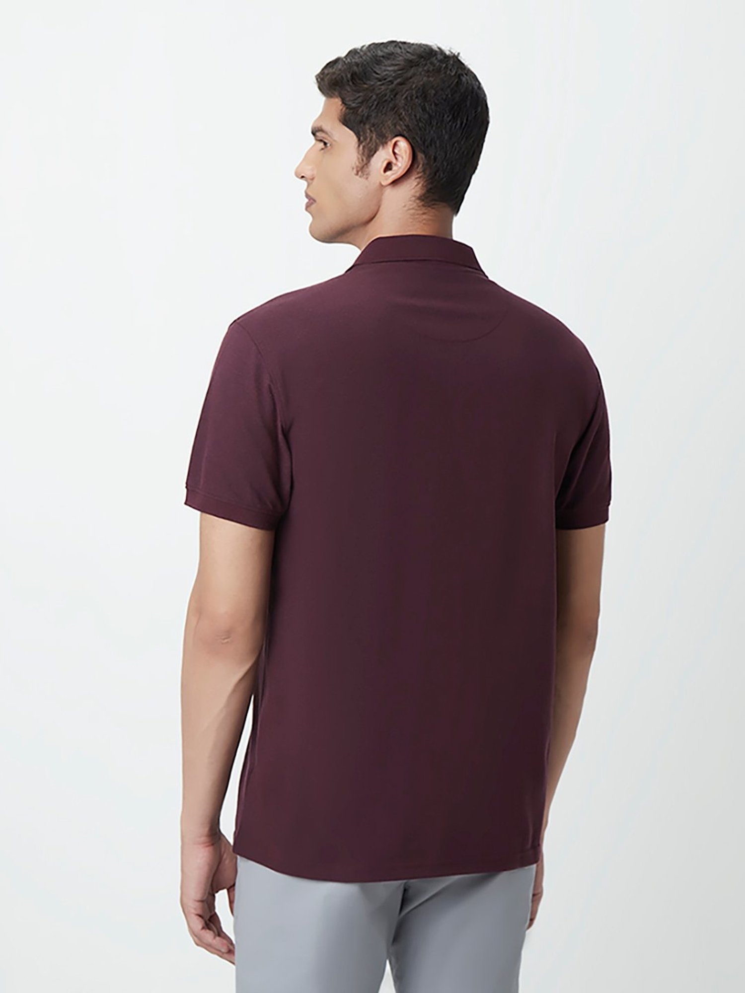 WES Casuals by Westside Wine Slim-Fit Polo T-Shirt