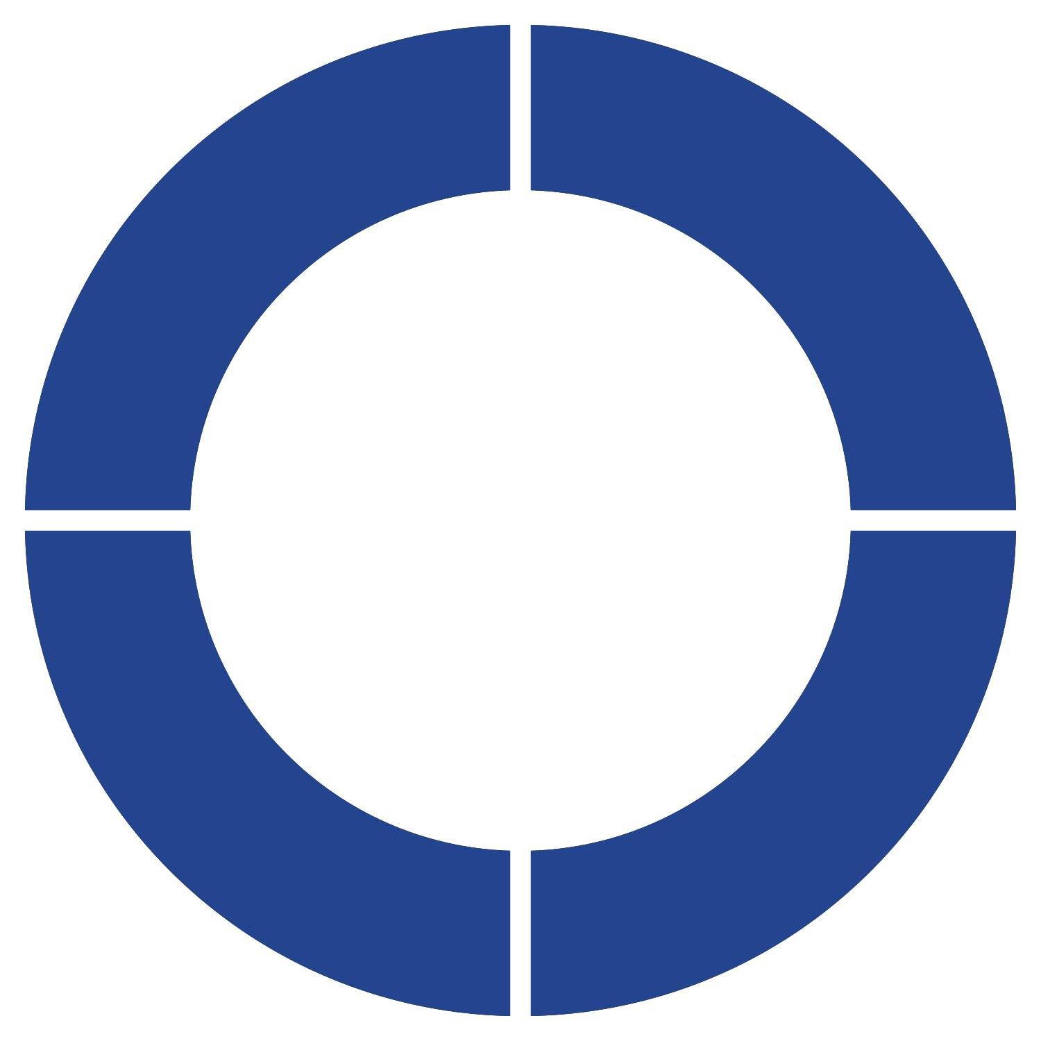 LiteMark Orange Removable 12 Inch Circle Kits - Makes 3 Circles