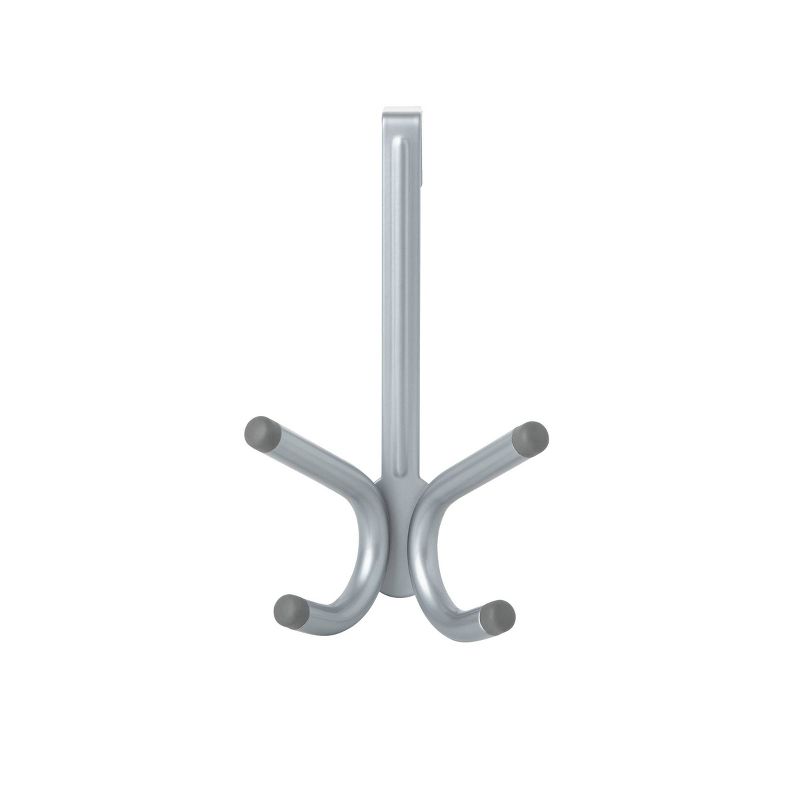 Brella Over the Door Double Hook Nickel - Loft by Umbra