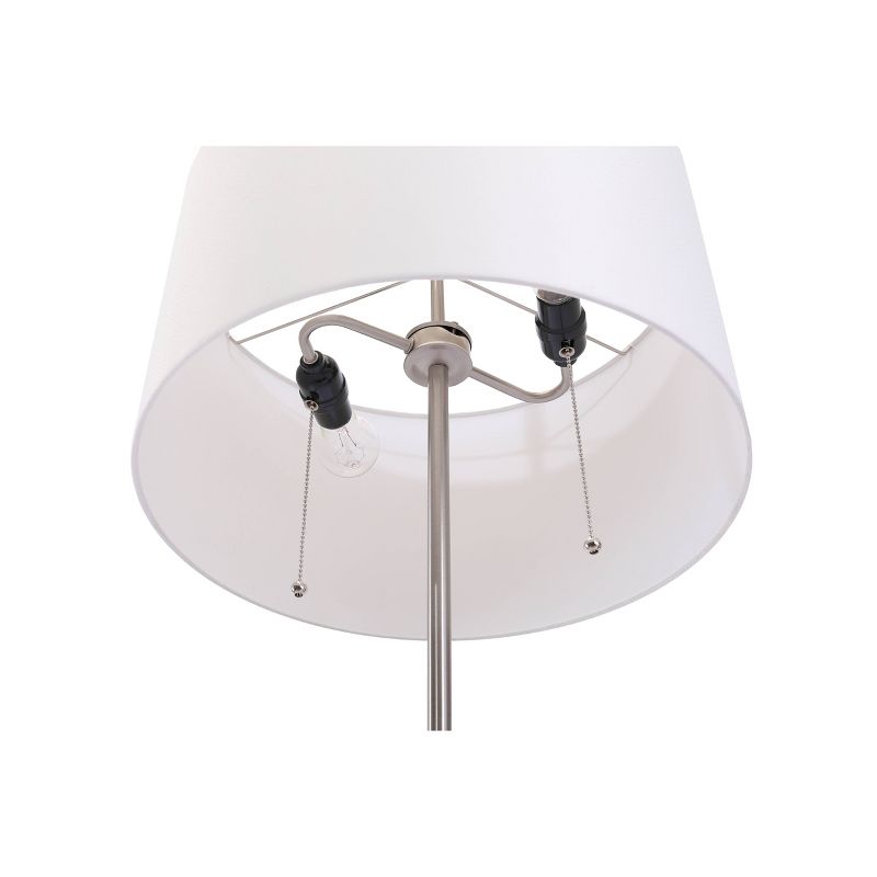 Tapered Tube Floor Lamp Silver (Includes LED Light Bulb) - Project 62™