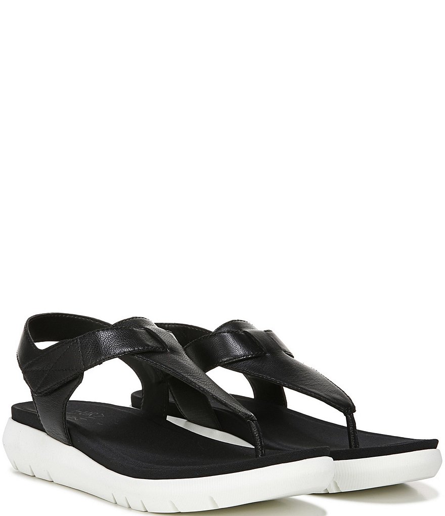 Naturalizer Lincoln Leather Sport Wedge Sandals