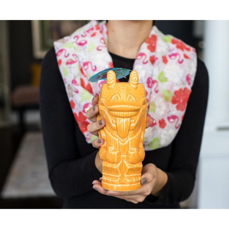 Beeline Creative Geeki Tikis Star Wars Jar Jar Binks Ceramic Mug | Holds 18 Ounces
