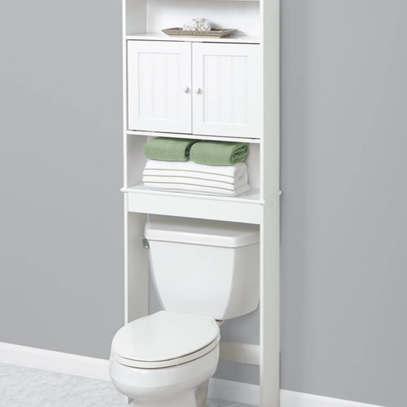 Country Cottage Space Saver 3 Shelves Wood White - Zenna Home