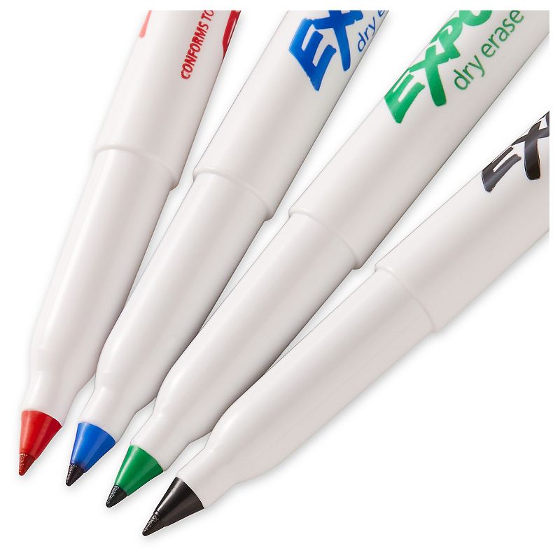 4pk Dry Erase Marker Ultra Fine Tip Multicolor - Expo