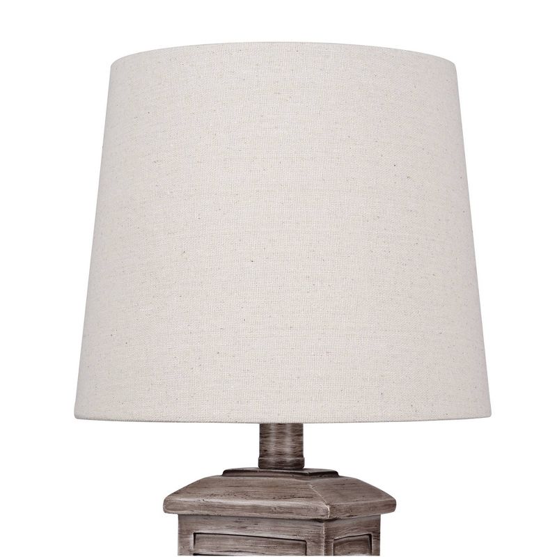 18" Coastal Table Lamp Gray (Includes LED Light Bulb) - Cresswell Lighting
