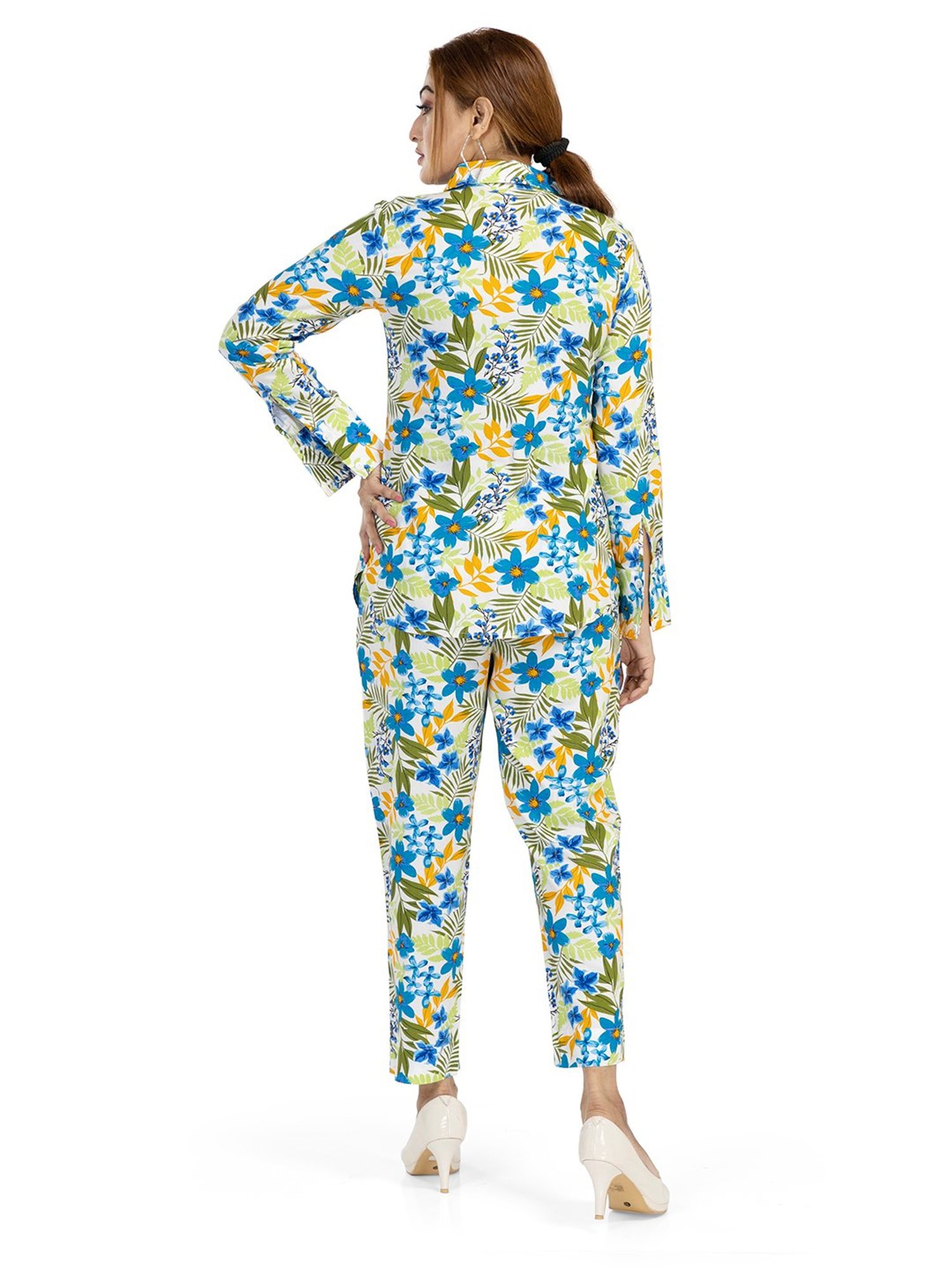 Nino Bambino Multicolor Printed Shirt With Pants