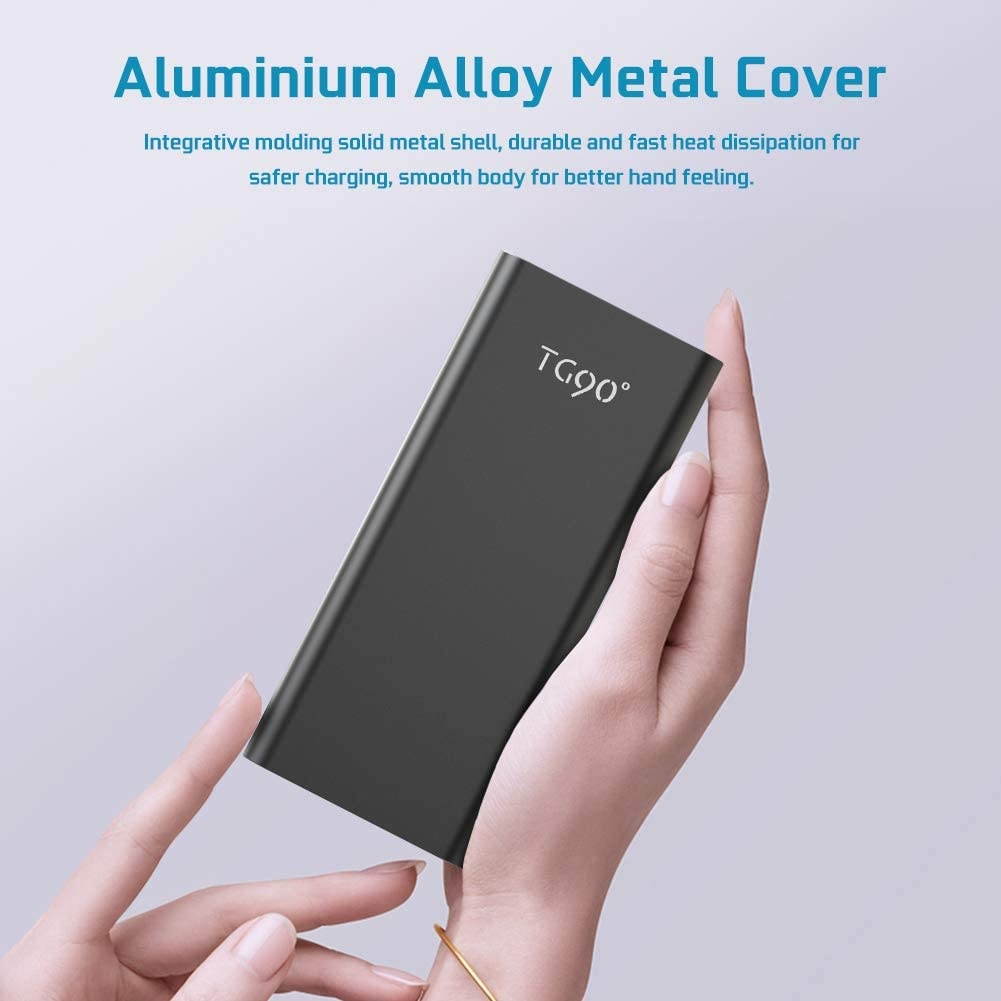 Power Bank Portable Charger 25000mAh Battery Backup for Cell Phones Ultra Compact Portable Phone Charger with Dual Output &USB-C Input External Battery Pack Compatible with iPhone Samsung Smartphones