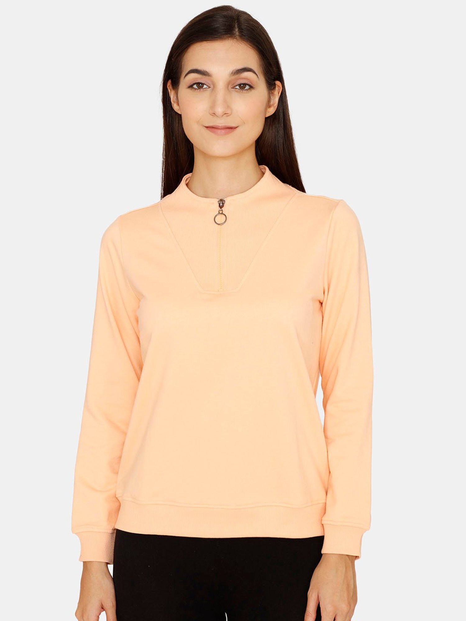 Zivame Peach Relaxed Fit Top