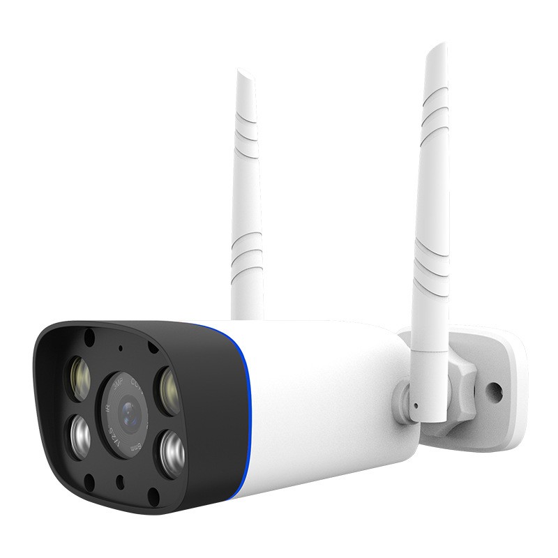 Outdoor HD 2MP Wireless CCTV Security IR-CUT Wifi Dual Lights IP Camera Wireless Bullet Security Camera 1080P Motion Detection Active Defense IR Night Version WIFI 2-Way Audio IP66
