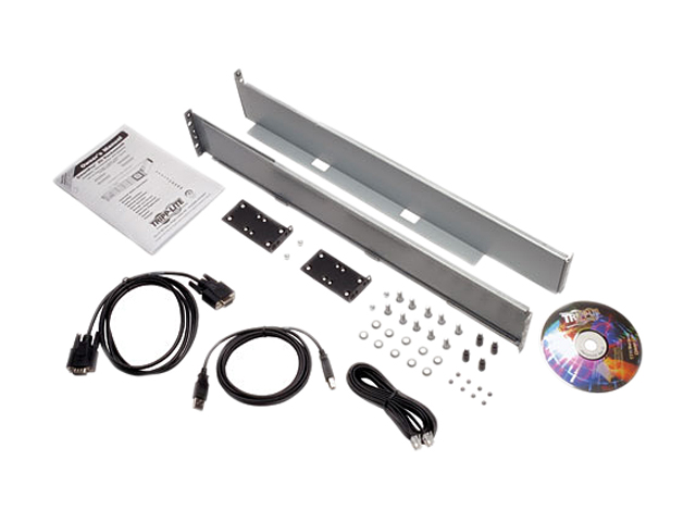 PR1000LCDRT2U Smart App Sinewave UPS System, 1000VA/900W, 8 Outlets, AVR, 2U Rack/Tower Black