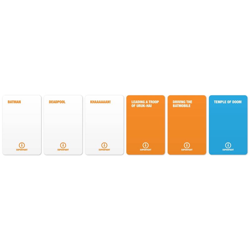 Superfight Card Game The Orange Deck 2