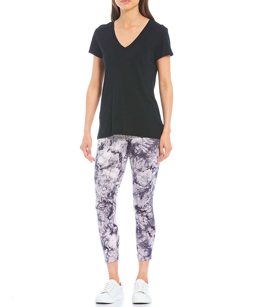 HUE Active Tonal Tie Dye Skimmer Leggings