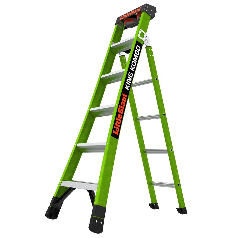 Little Giant Ladder Systems 6' ANSI Type IAA Ladder Apple Green