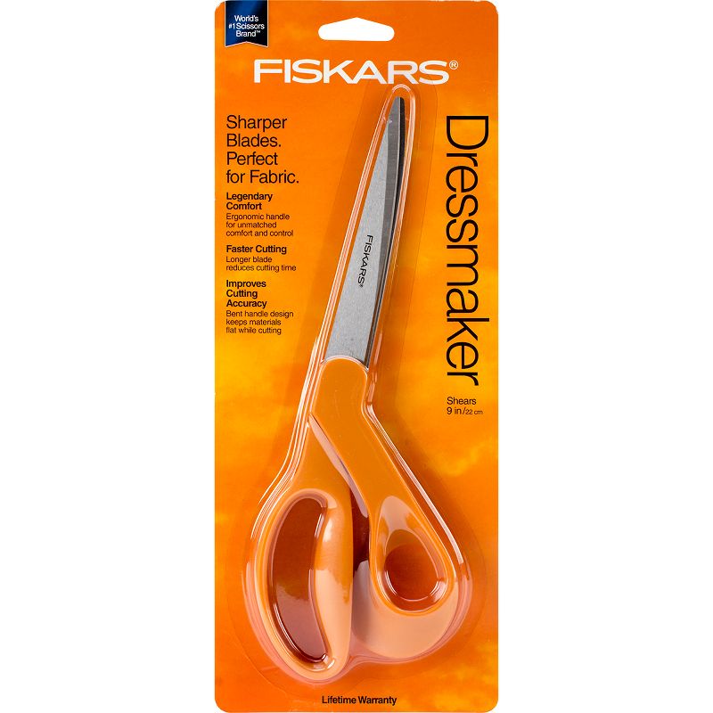 Fiskars Bent Dressmaker Shears 9"-Right-Handed