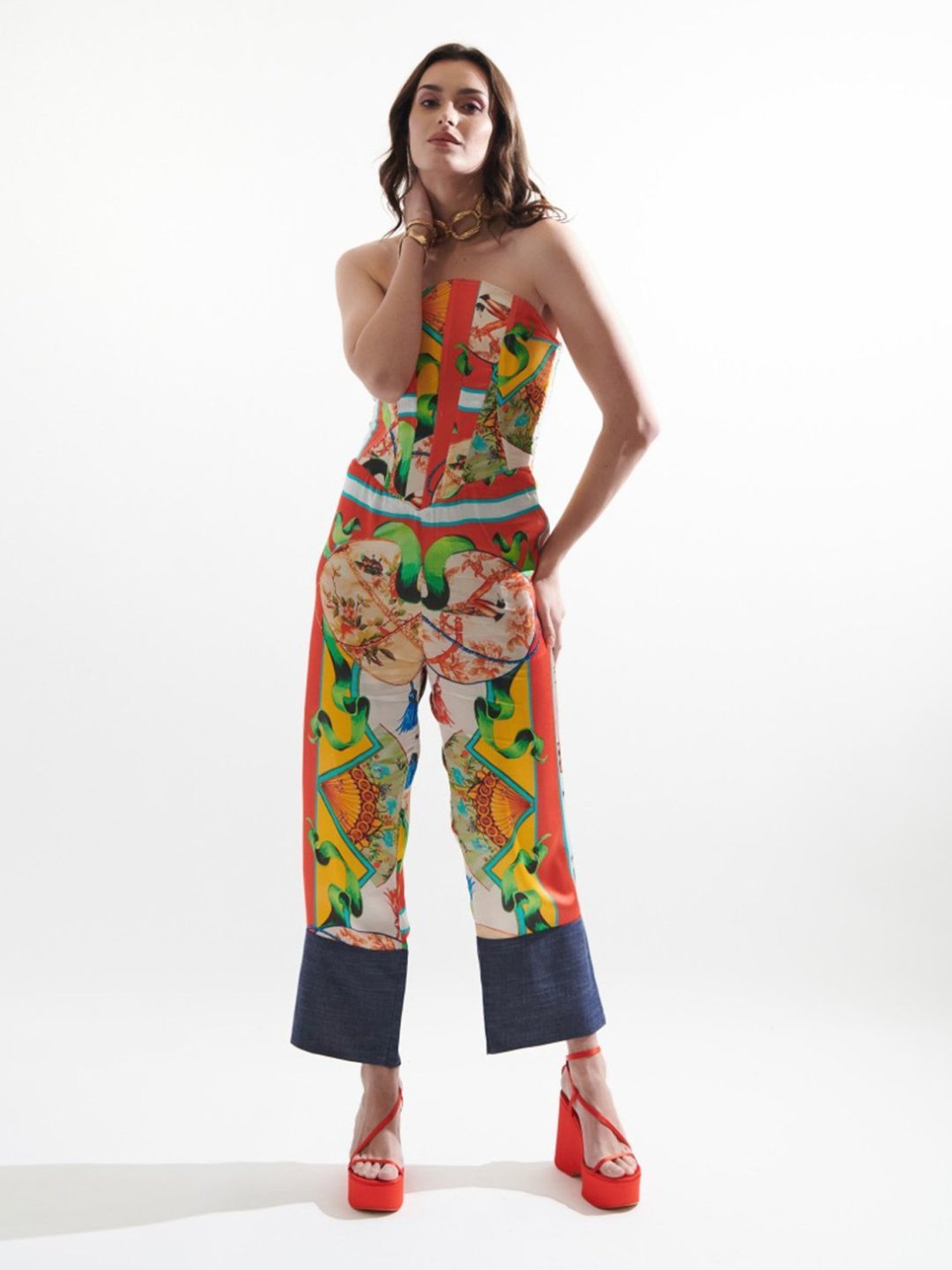 Cin Cin Multicolor Hodophilia Gape Jumpsuit