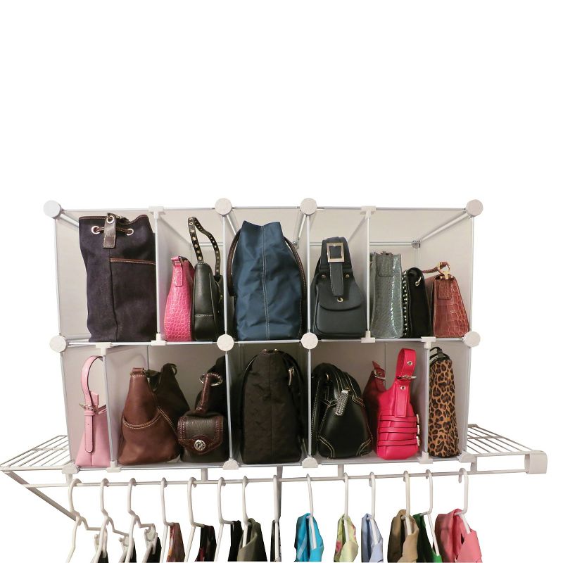 Luxury Living Park-a-Purse Modular Organizer Clear