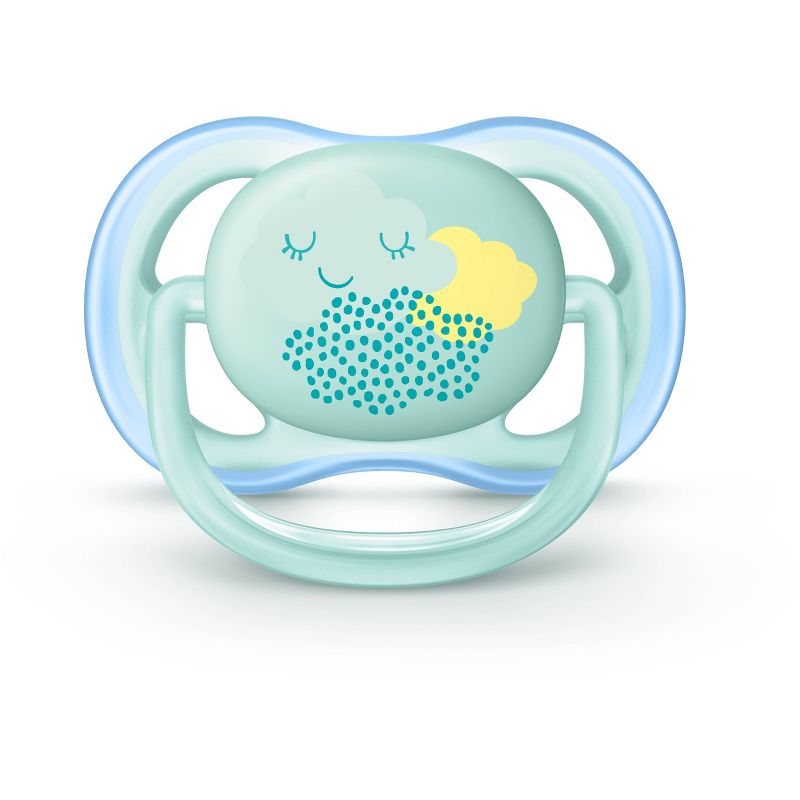 Philips Avent Ultra Air Pacifier 0-6m - Blue/Green - 2pk