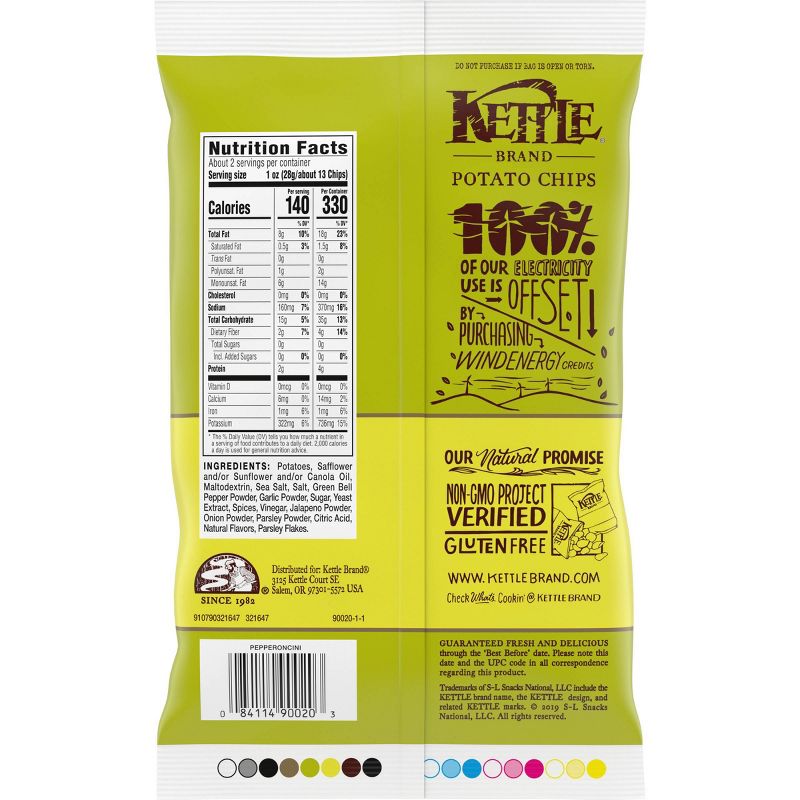 Kettle Pepperoncini Potato Chips - 2.25oz