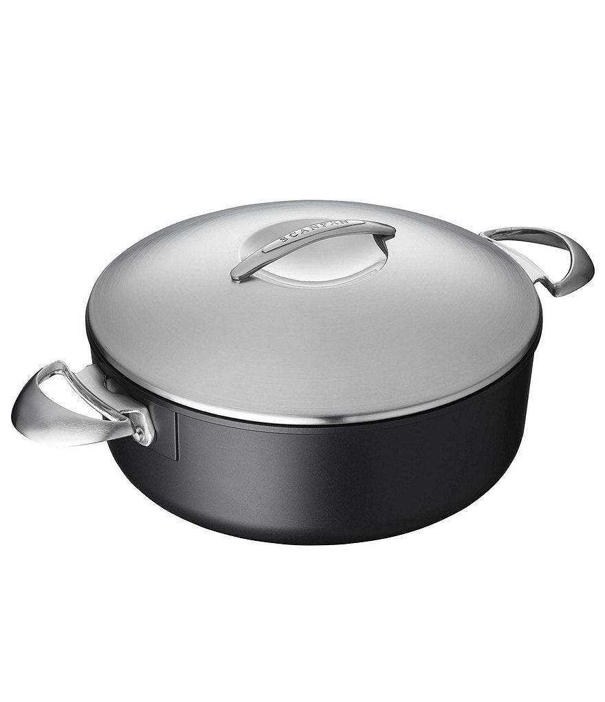 Scanpan Professional 4.5-Quart Covered Low Saucepot