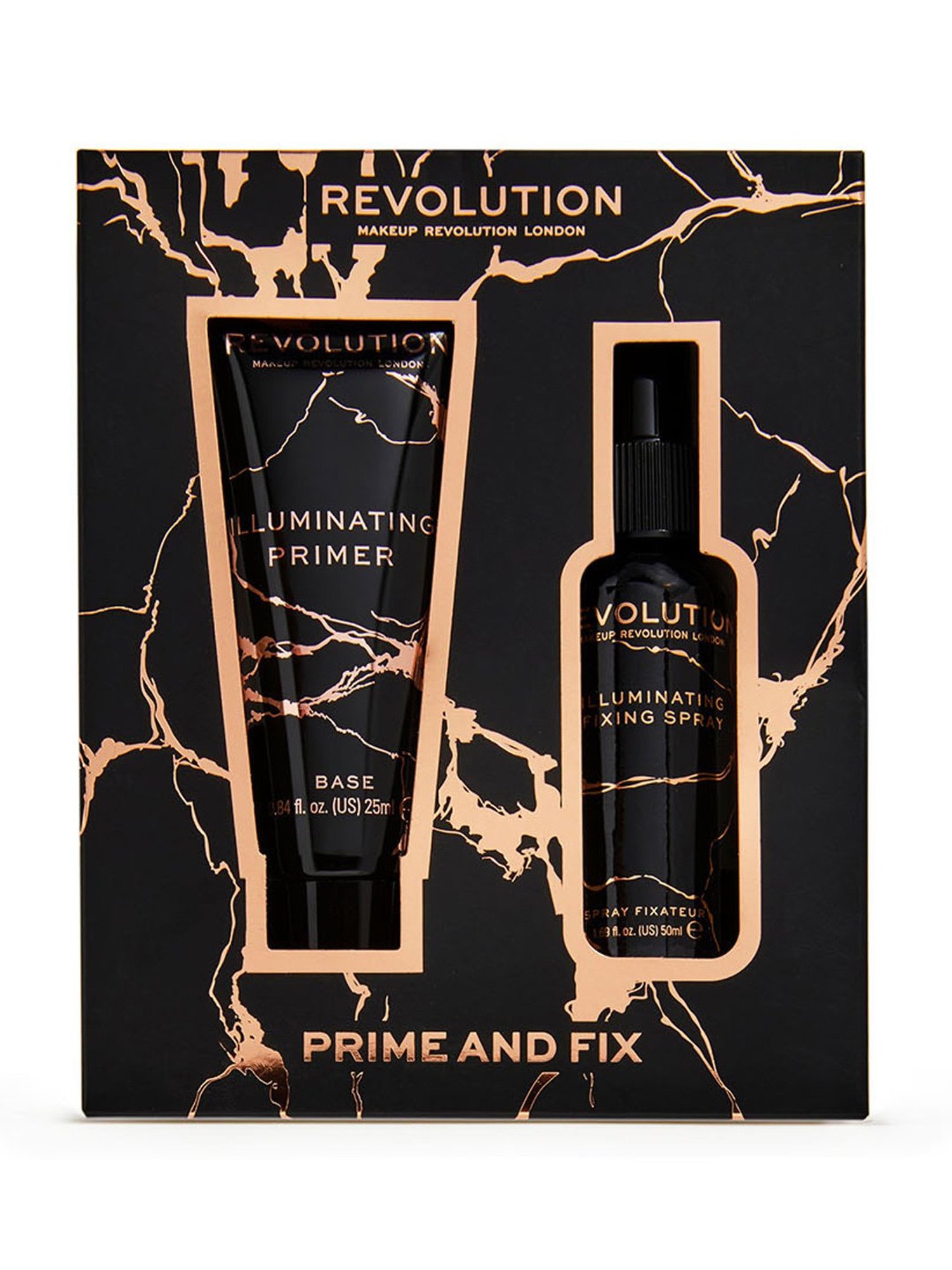 Makeup Revolution Illuminating Prime & Fix Duo Gift Set