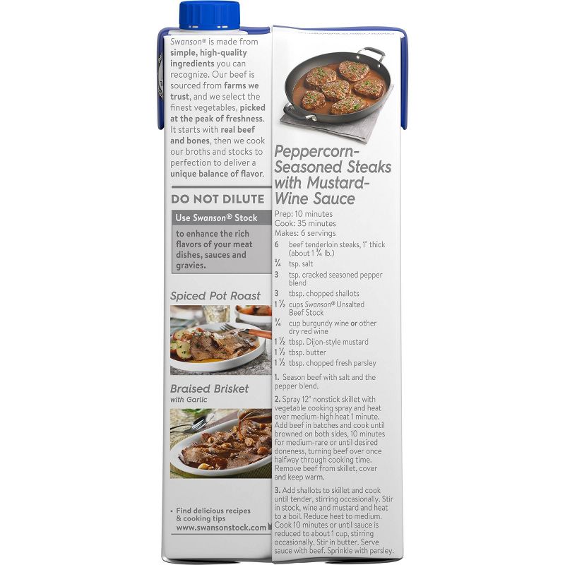 Swanson Beef Stock Unsalted - 32oz