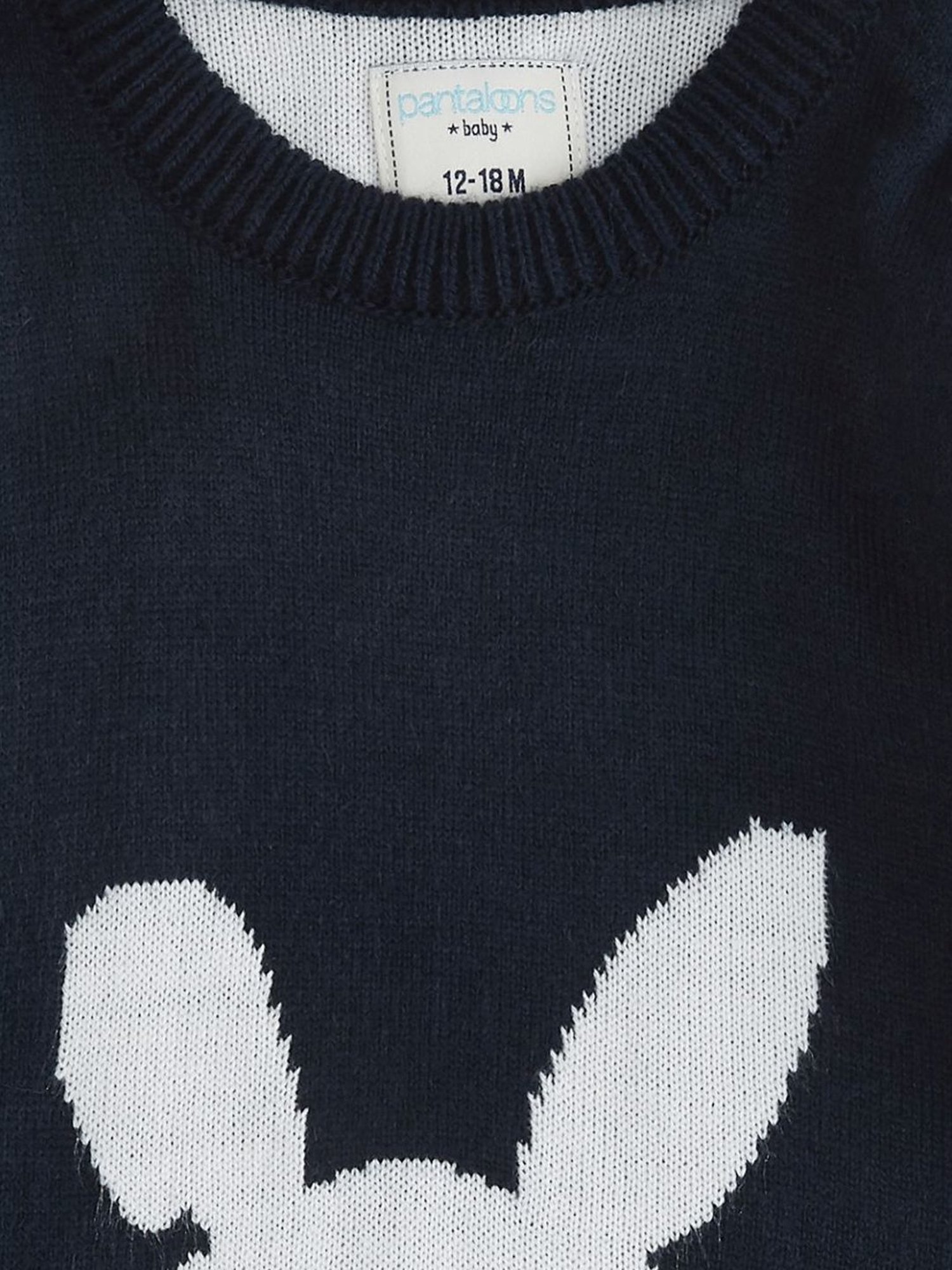 MINIKLUB Girls Green Self Design Full Sleeves Sweater