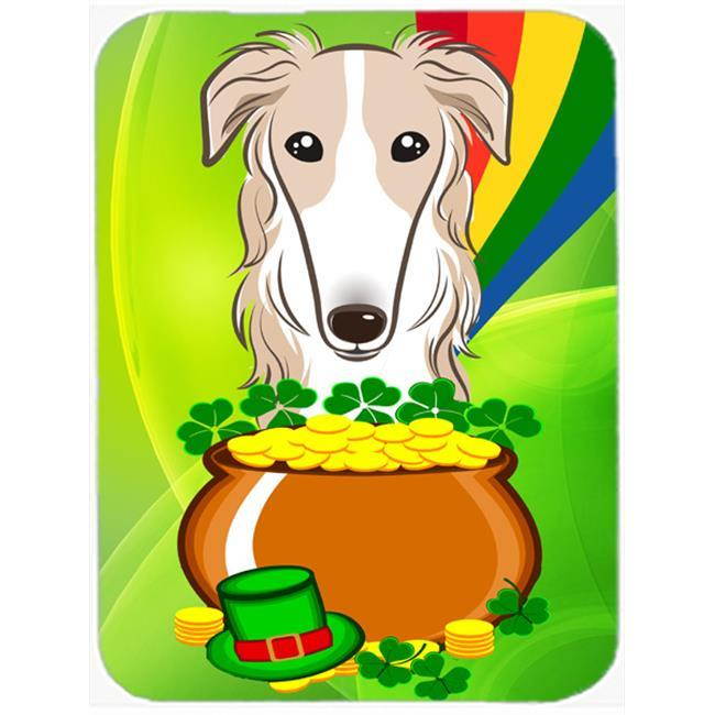 Borzoi St. Patrick's Day Mouse Pad, Hot Pad or Trivet BB1972MP
