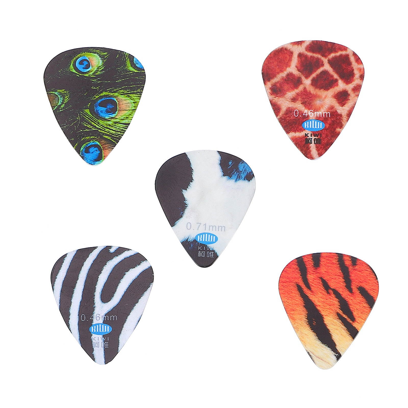 5Pcs Useful Lightweight Acoustic Guitars Picks Electric Guitar Picks Musical Instrument Accessories