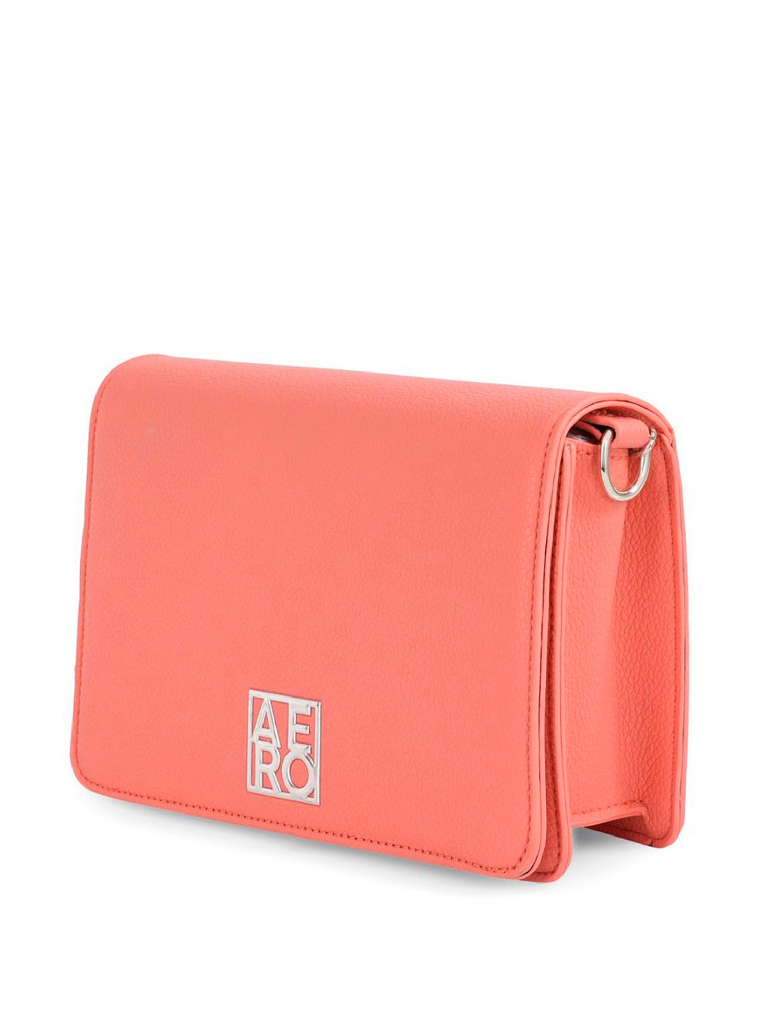 Aeropostale Harlow Pink PU Textured Sling Handbag