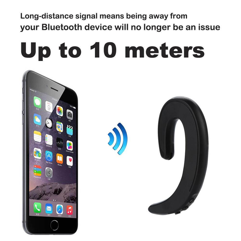 Wireless Bone Conduction Headset Bluetooth 4.2 Headset Earphone Stereo Headphone Universal Driving Music Hands-free Business