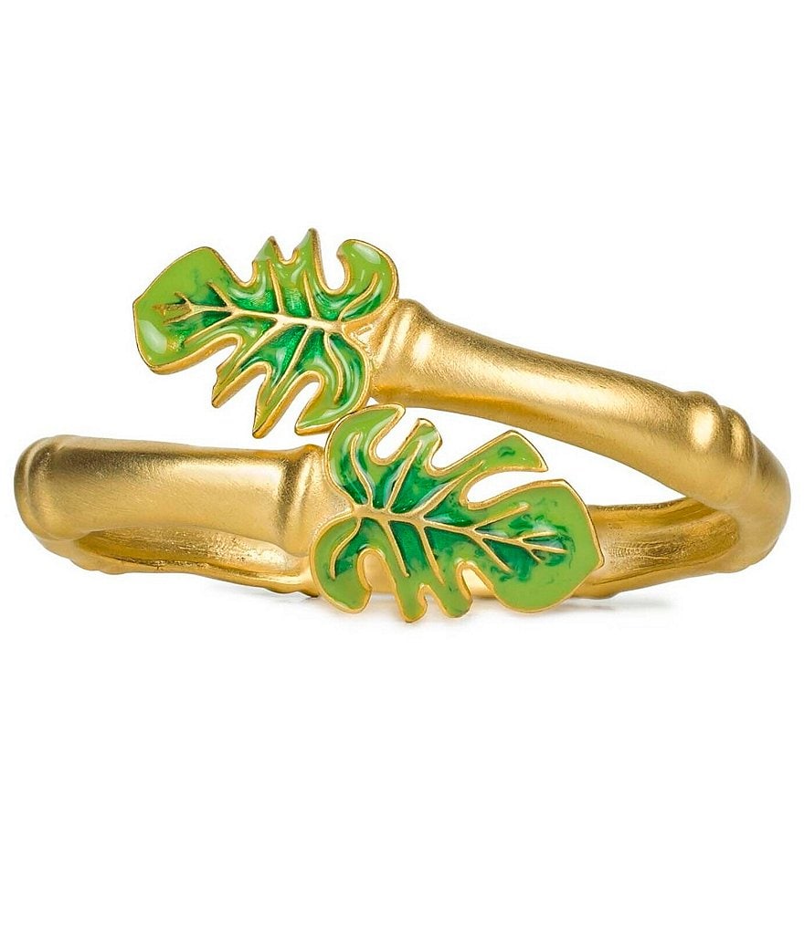 Patricia Nash Palm Leaf Bangle Bracelet