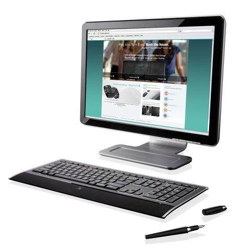 Logitech Illuminated Ultrathin Keyboard K740 with Laser-etched Backlit Keyboard and Soft-touch Palm Rest