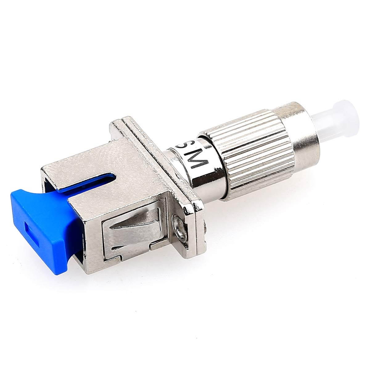 Monoprice OM4 Fiber Optic Cable - 15m (Meter) - LC/UPC-SC/UPC, Multi Mode, Duplex, 50/125 Type, 2.0mm, PVC