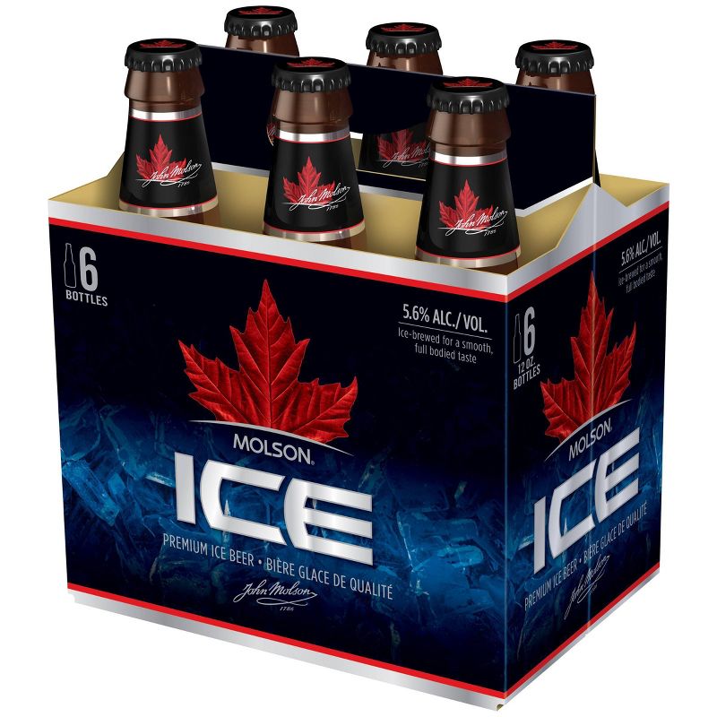 Molson Ice Beer - 6pk/12 fl oz Bottles