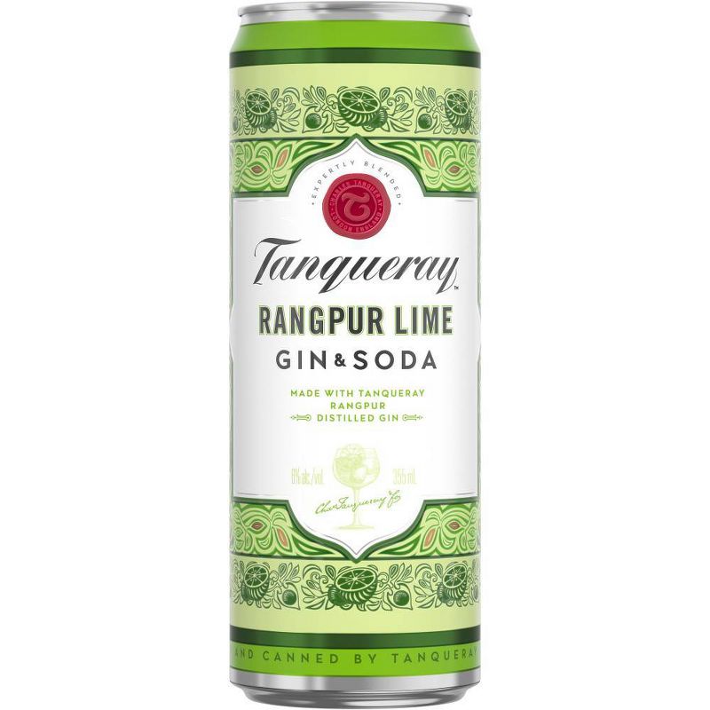 Tanqueray Rangpur Lime Gin & Soda Cocktail - 4pk/355ml Cans