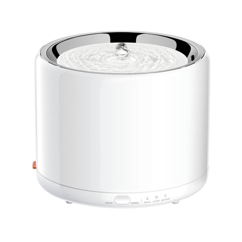 Amici Pet Marble Paw Glass Food Canister, 72oz