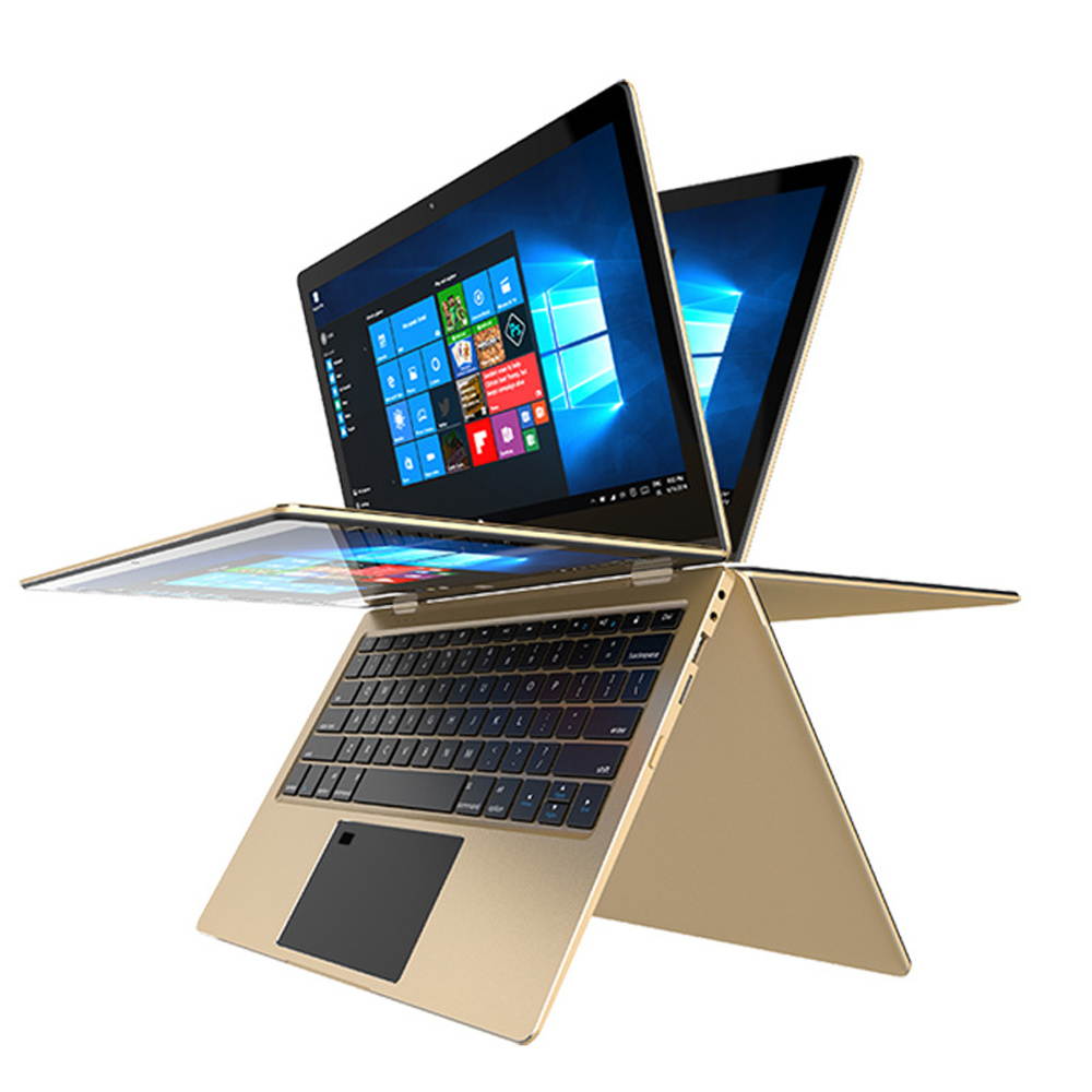 Lemonra Ultra-thin Folding Flip Ultrabook Touchscreen Laptop Intel Celeron Quad Core Integrated Graphics 11.6" Full 1920*1080 HD Display IPS Screen, 8GB DDR3 Memory Windows 10 Fingerprint Unlock