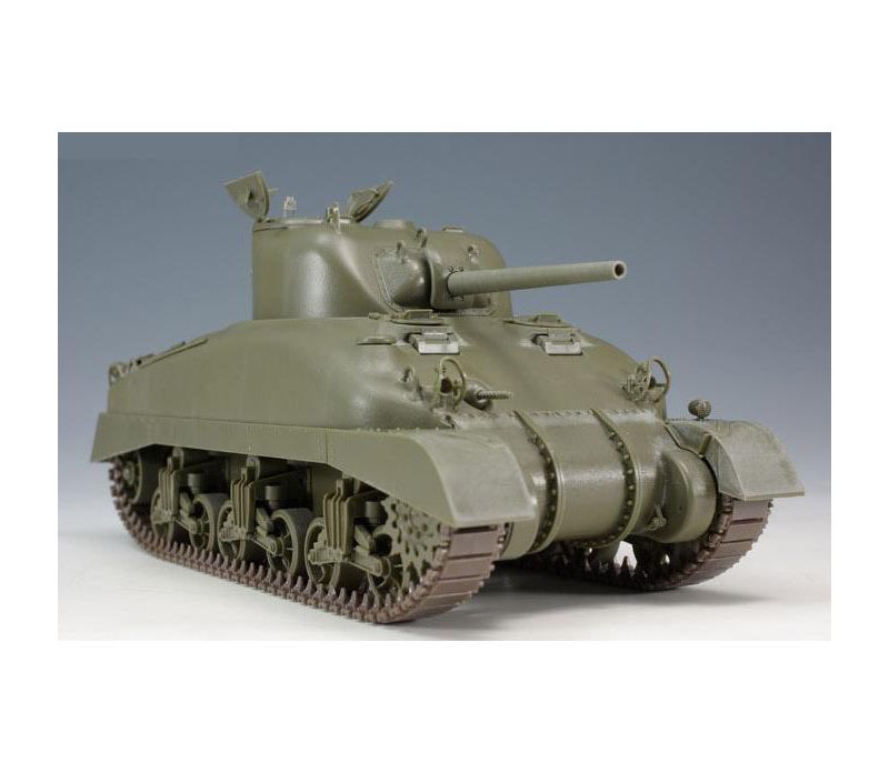 Asuka 35-025 M4A1 Sherman Direct Vision Type WWII US Medium Tank 1/35 Scale Model Kit