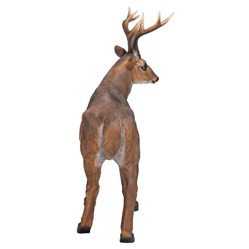 Design Toscano Big Rack Buck Deer Statue - Brown