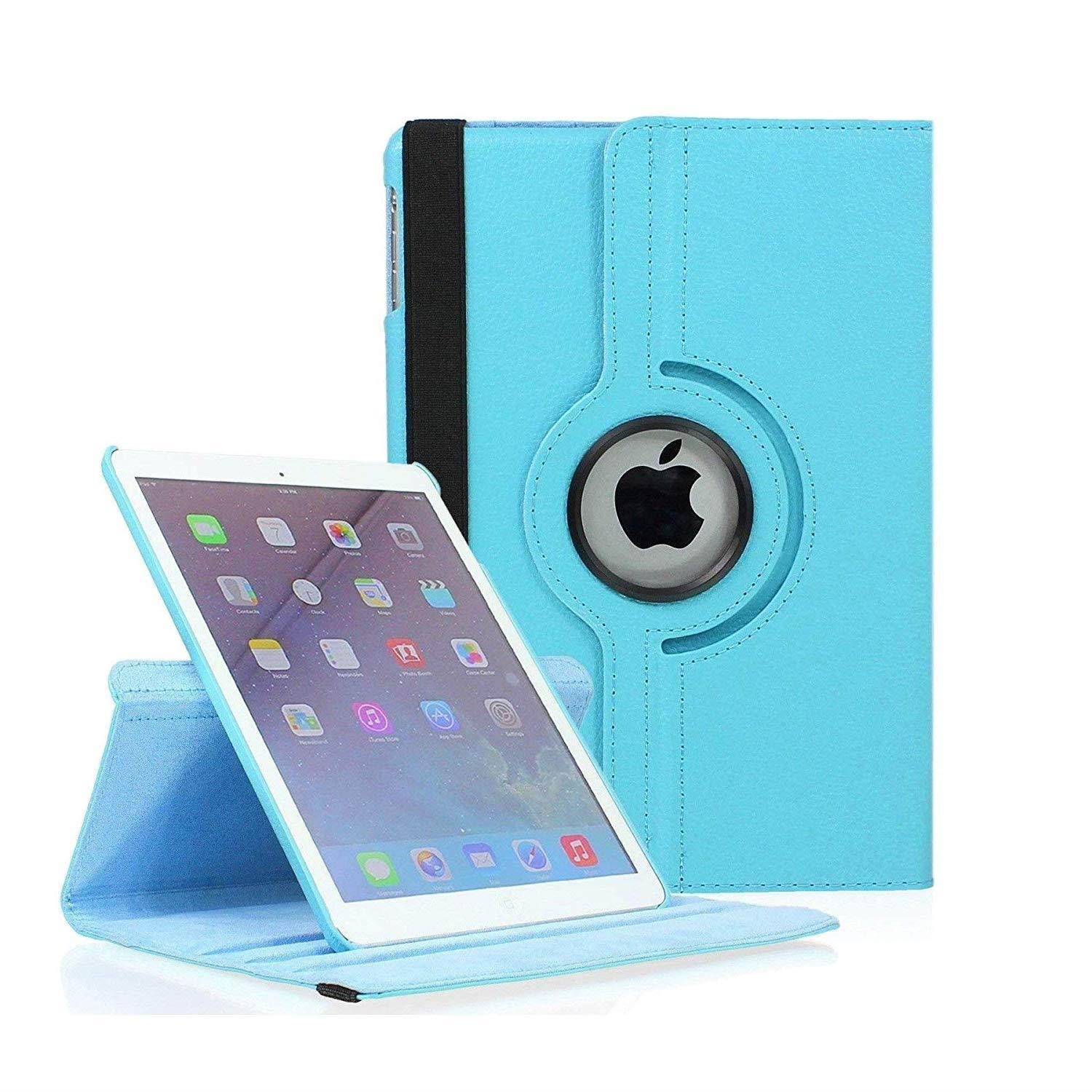 iPad Mini 1/2/3 Case - 360 Degree Rotating Stand Smart Cover Case with Auto Sleep/Wake Feature for Apple iPad Mini 1 / iPad Mini 2 / iPad Mini 3 (Sky Blue)