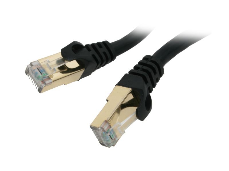 Rosewill RCW-3-CAT7-BK 3 ft. Twisted Pair (S/STP) Networking Cable