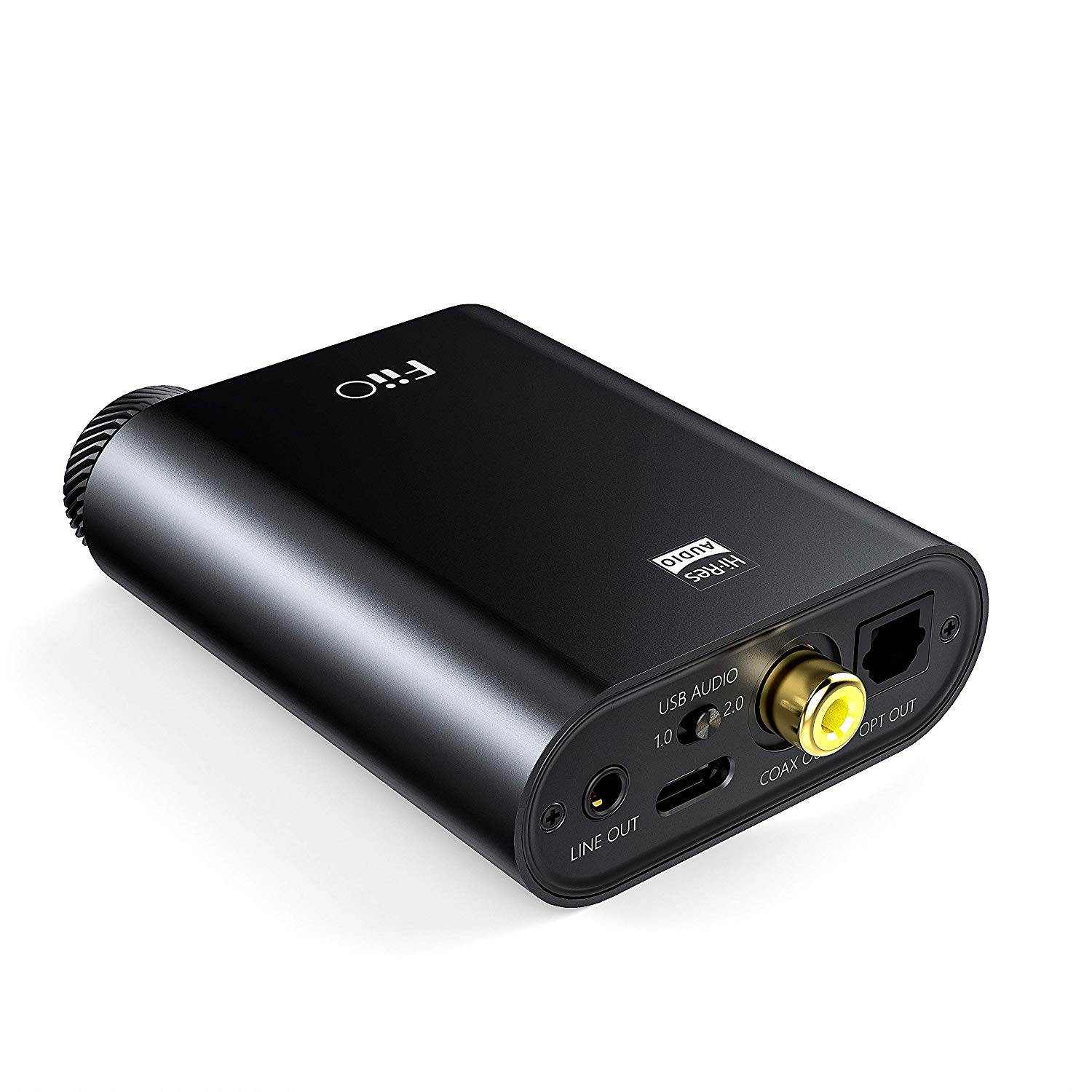 FiiO K3 DSD USB-C DAC and Headphone Amplifier for Home and Computer(3.5mm Single Ended/2.5mm Balanced/Coaxial and Optical Digital Outs)